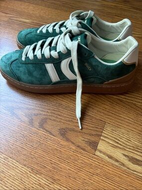 NWT - Coolway Green Suede “Duck” Sneakers